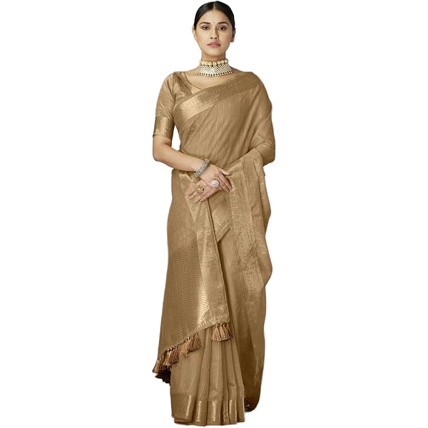 Buy Jane Tex Lavender blue Soft silk Saree with silver zari border
